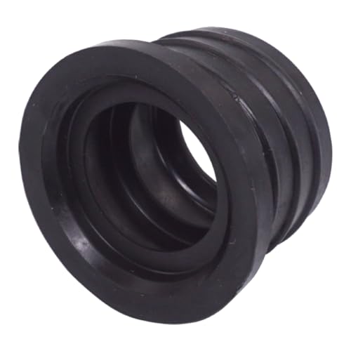 SKIR'CO (2 Stück) Schwarze Gummimuffe für Abflussrohr 40 x 32 mm Gummi-Rohrverbinder Rohradapter Gummi-Reduzierstück von SKIR'CO