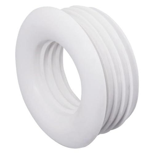 SKIR'CO (5 Stück) Weiß 50 x 32 mm Gummimuffe für Ablaufrohr, Rohrgummiverbinder, Rohradapter, Gummi-Reduzierstück von SKIR'CO