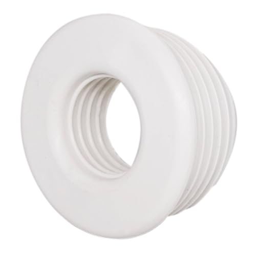 SKIR'CO (5 Stück) Weiß 56x32mm Gummimanschette für Abflussrohr Rohrgummi Verbinder Rohradapter Gummi Reduzierstück von SKIR'CO