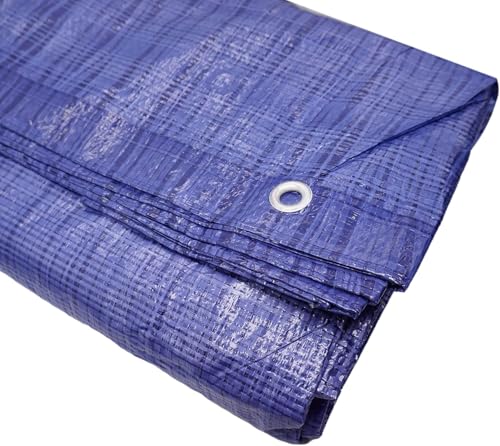 SKIR'CO Blaue Abdeckplane 1,6x1,6 m, wasserdicht, 55 g/m2 Blatt mit Ösen, Schutzfolie, Autoabdeckungen, Mehrzweckplanen SKIR'CO Blaue Abdeckplane 1,6x1,6 m, wasserdicht, 55 g/m2 Blatt mit Ösen, Schutzfolie, Autoabdeckungen, Mehrzweckplanen von SKIR'CO