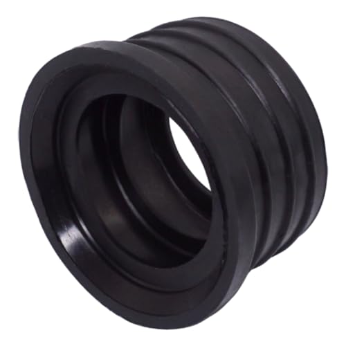 SKIR'CO Schwarz 50x40mm Gummimanschette für Abflussrohr, Rohrgummiverbinder, Rohradapter, Gummi-Reduzierstück von SKIR'CO