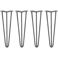 4 x 40.5cm 3 Streben Hairpin Legs Tischbeine Möbelbeine Stuhlbeine 10mm d Rohstahl 4 x 40.5cm 3 Streben Hairpin Legs Tischbeine Möbelbeine Stuhlbeine 10mm d Rohstahl von SKISKI