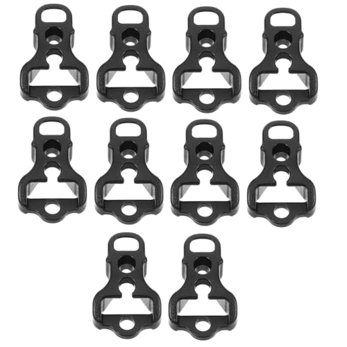 SKISUNO 10 Stück Teiliges Kunststoff Zeltseilspanner Verstellbar Winddicht Robust Leicht für Outdoor Camping Zeltschnur Befestigung und Fixierung Zubehör von SKISUNO