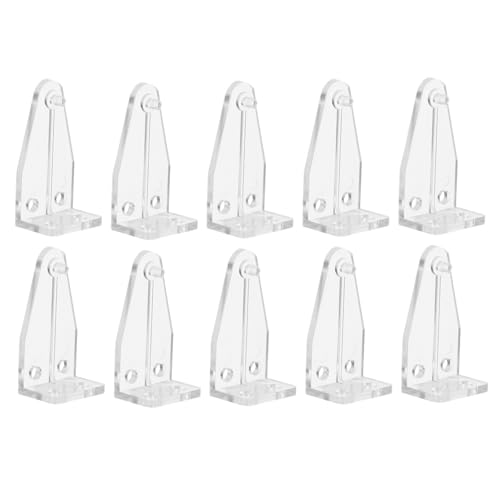 SKISUNO 10 Stück Teiliges Transparente Blinds Bottom Rail Holder Clips aus Hochwertigem Kunststoff Bruchsichere Jalousienhalterungen Einfache Seiten und Bodenmontage Ersatz für von SKISUNO