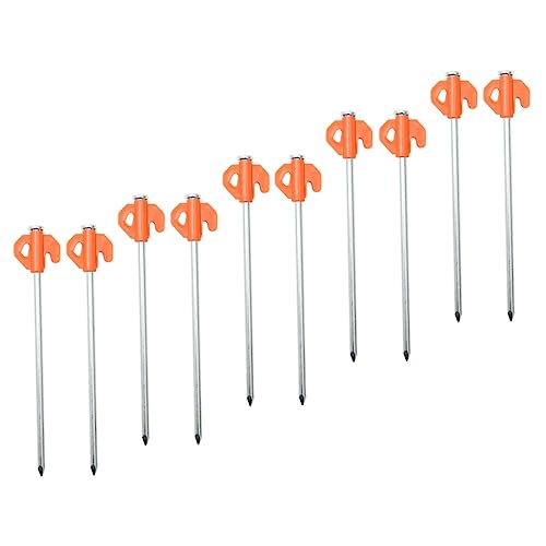 SKISUNO 10 Stück Teiliges Windfeste Zeltheringe aus Rostfreiem Stahl Robuste Camping Erdnägel für Harte Böden Outdoor Zeltpflöcke mit Hoher Verschleißfestigkeit für Zelte und Sichtschutz SKISUNO 10 Stück Teiliges Windfeste Zeltheringe aus Rostfreiem Stahl Robuste Camping Erdnägel für Harte Böden Outdoor Zeltpflöcke mit Hoher Verschleißfestigkeit für Zelte und Sichtschutz von SKISUNO