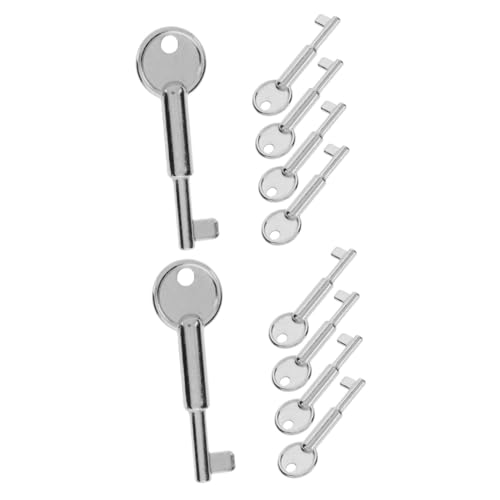SKISUNO 2 Sätze Teiliges Not Schalter Schlüssel Metall Notfalltaste Schlüssel Für Effizientes Zurücksetzen Von Alarmen Und Schaltern Langlebig Und Benutzerfreundlich 5 Stück * 2 SKISUNO 2 Sätze Teiliges Not Schalter Schlüssel Metall Notfalltaste Schlüssel Für Effizientes Zurücksetzen Von Alarmen Und Schaltern Langlebig Und Benutzerfreundlich 5 Stück * 2 von SKISUNO