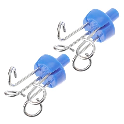 SKISUNO 2 Stück Edelstahl Infusionsständer Haken Langlebig und Rostfrei für und Leicht zu Montieren Geeignet für Infusionsflaschen und Infusionsstangen Zuverlässiger Halter für Infusionen von SKISUNO