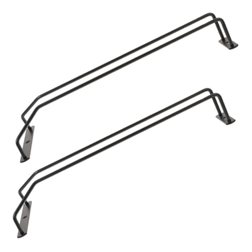 SKISUNO 2 Stück Metall Weinglashalter Teiliges Deckenmontage Weinregal Platzsparend Robuster Glashalter für Stielgläser Küche Bar Wohnzimmer Organizer SKISUNO 2 Stück Metall Weinglashalter Teiliges Deckenmontage Weinregal Platzsparend Robuster Glashalter für Stielgläser Küche Bar Wohnzimmer Organizer von SKISUNO