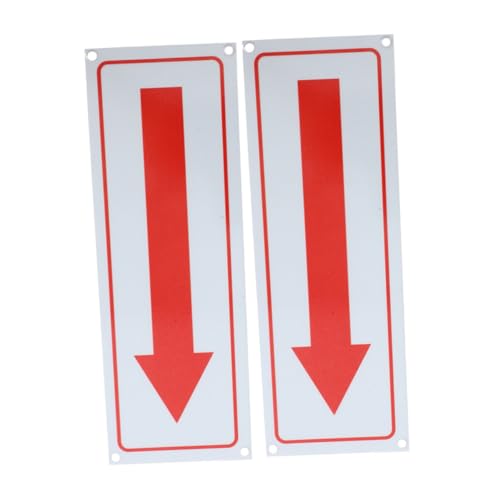 SKISUNO 2stücke Eckpfeilschild Aus Aluminium Für Außenbereich Und Straße Richtungsschild Mit Klaren Pfeildesign Für Zuhause Schule Und Party Mühelose Installation von SKISUNO