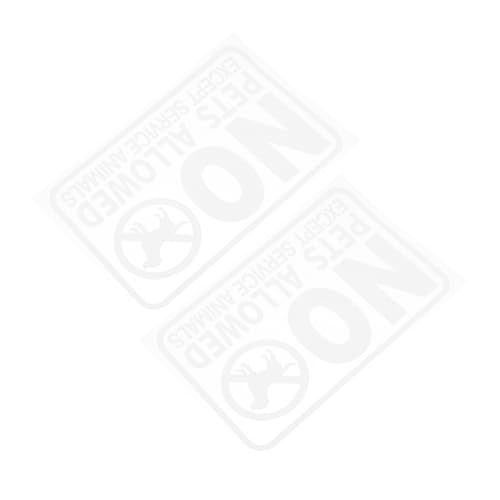 SKISUNO 2 Stück Wetterfeste Haustier Verbot Aufkleber aus Transparentem Vinyl Lesbare No Pets Allowed Türhinweise für Fenster Türen Büros Geschäfte Restaurants Vielseitig Einsetzbar SKISUNO 2 Stück Wetterfeste Haustier Verbot Aufkleber aus Transparentem Vinyl Lesbare No Pets Allowed Türhinweise für Fenster Türen Büros Geschäfte Restaurants Vielseitig Einsetzbar von SKISUNO