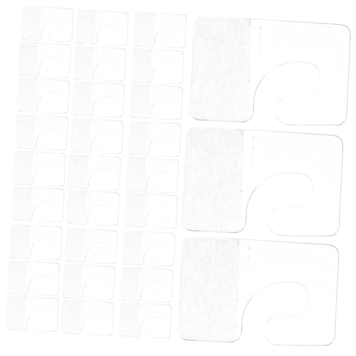 SKISUNO 200 Stück PVC Selbstklebende Haken Klar Display Hängeregister Hängende Tabs Für Laden Einzelhandel Wand Oberflächen SKISUNO 200 Stück PVC Selbstklebende Haken Klar Display Hängeregister Hängende Tabs Für Laden Einzelhandel Wand Oberflächen von SKISUNO