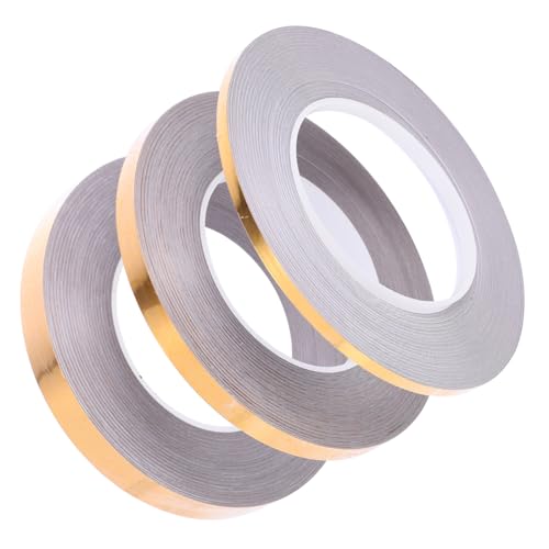 SKISUNO 3 Rollen Selbstklebendes Wasser Ölbeständiges Bodenfliesen dichtungsband Dekoratives Fugenabdeckband Breit Langlebig Staubdicht Leicht Zuschneidbar für Wohnzimmer und Küche von SKISUNO