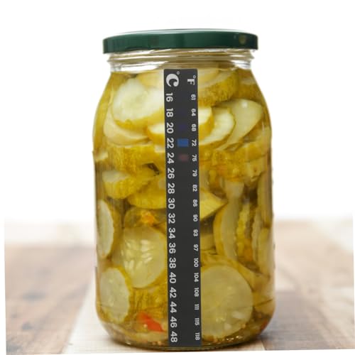 SKISUNO 3 Stück Teiliges Fermentation Thermometer Sticker Selbstklebende Temperaturanzeige für Gärbehälter Präzise Messung Farbwechselnd Langlebig und Vielseitig für Brauen und SKISUNO 3 Stück Teiliges Fermentation Thermometer Sticker Selbstklebende Temperaturanzeige für Gärbehälter Präzise Messung Farbwechselnd Langlebig und Vielseitig für Brauen und von SKISUNO