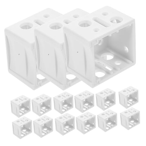 SKISUNO 30 Stück Teiliges Mini Jalousiehalter Weiße Abs Klemmhalterungen Stabile Befestigung für Fensterjalousien Links und Rechts Kompakt Leicht für Innen und Außenmontage Geeignet von SKISUNO