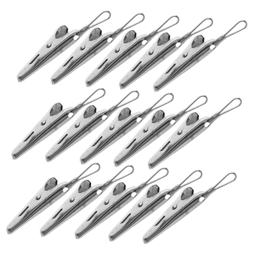 SKISUNO 40 Stück Teiliges Kleine Krokodilklemmen aus Metall Langlebige Elektrische Testklemmen für Kabelprüfung DIY elektronik Rutschfeste Polierte Alligator clips für Sichere Verbindung SKISUNO 40 Stück Teiliges Kleine Krokodilklemmen aus Metall Langlebige Elektrische Testklemmen für Kabelprüfung DIY elektronik Rutschfeste Polierte Alligator clips für Sichere Verbindung von SKISUNO