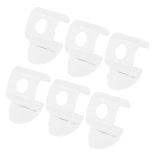 SKISUNO 6 Stück Teiliges Transparenter Leichter Kunststoff Griffe für Jalousien und Vorhänge Mini Fenstergriff ohne Bohren Robust und Unauffällig für Home Curtain Hardware Kabellose SKISUNO 6 Stück Teiliges Transparenter Leichter Kunststoff Griffe für Jalousien und Vorhänge Mini Fenstergriff ohne Bohren Robust und Unauffällig für Home Curtain Hardware Kabellose von SKISUNO