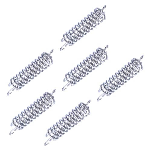 SKISUNO 6 Stück Zelt Spannhaken Edelstahl Federclip Winddicht Hohe Zugfestigkeit Camping Abspannseil Befestigung Haken für Outdoor Zeltplane Markise SKISUNO 6 Stück Zelt Spannhaken Edelstahl Federclip Winddicht Hohe Zugfestigkeit Camping Abspannseil Befestigung Haken für Outdoor Zeltplane Markise von SKISUNO