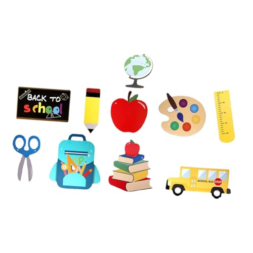 SKISUNO 9 Stück Teiliges Back To School Banner Bunte Willkommenshänger für Klassenzimmerdeko Robuste Schulanfang Party Dekoration Wiederverwendbar Gestaltung für Schulstart Feier SKISUNO 9 Stück Teiliges Back To School Banner Bunte Willkommenshänger für Klassenzimmerdeko Robuste Schulanfang Party Dekoration Wiederverwendbar Gestaltung für Schulstart Feier von SKISUNO