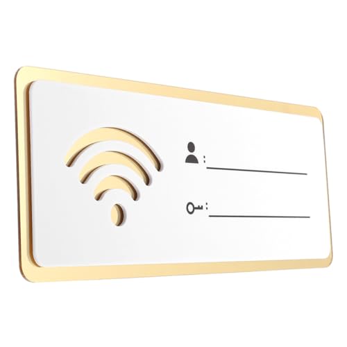 SKISUNO Acryl Wifi Schild Wiederbeschreibbares Wlan Passwort Schild für Gästezimmer und Geschäft Robustes Verschleißfestes Acryl Praktische Wifi Passwortanzeige für Zuhause Hotel SKISUNO Acryl Wifi Schild Wiederbeschreibbares Wlan Passwort Schild für Gästezimmer und Geschäft Robustes Verschleißfestes Acryl Praktische Wifi Passwortanzeige für Zuhause Hotel von SKISUNO
