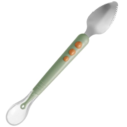 SKISUNO Beikostlöffel mit Doppelkopf Weicher Frei Löffel für Junge Mädchen Ab Monaten Flexibler Früchte Schaber für Sichere und Einfache Fütterung Hellgrün Einzeln im PP Kasten SKISUNO Beikostlöffel mit Doppelkopf Weicher Frei Löffel für Junge Mädchen Ab Monaten Flexibler Früchte Schaber für Sichere und Einfache Fütterung Hellgrün Einzeln im PP Kasten von SKISUNO