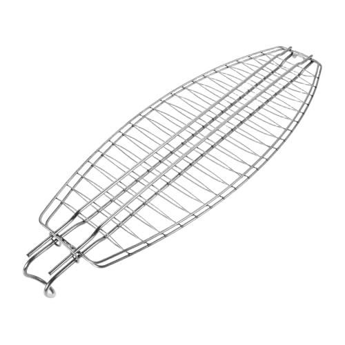 SKISUNO Edelstahl Fisch Grillkorb Faltbar Abnehmbar Camping Bbq Grillrost Fischhalter Großer Ovaler Grillfläche Langlebig Leicht zu Reinigen für Outdoor Grillen und Lagerplatz SKISUNO Edelstahl Fisch Grillkorb Faltbar Abnehmbar Camping Bbq Grillrost Fischhalter Großer Ovaler Grillfläche Langlebig Leicht zu Reinigen für Outdoor Grillen und Lagerplatz von SKISUNO