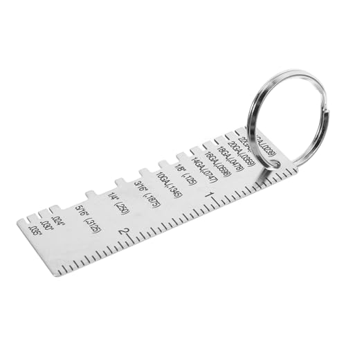 SKISUNO Edelstahl Fühlerlehre Schweißnaht Messgerät Präzise Drahtdickenmessung Korrosionsbeständig Kompaktes Schweißinspektionswerkzeug Ergonomisch für Professionelle Anwendung SKISUNO Edelstahl Fühlerlehre Schweißnaht Messgerät Präzise Drahtdickenmessung Korrosionsbeständig Kompaktes Schweißinspektionswerkzeug Ergonomisch für Professionelle Anwendung von SKISUNO