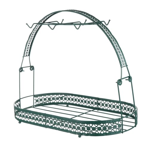 SKISUNO Edelstahl Kaffee und Teetassenhalter Organizer Ständer Stabiler Kaffeetassenhalter für Küche und Kaffeebar Vielseitiges Regal für Becher Tassen und Geschirr von SKISUNO