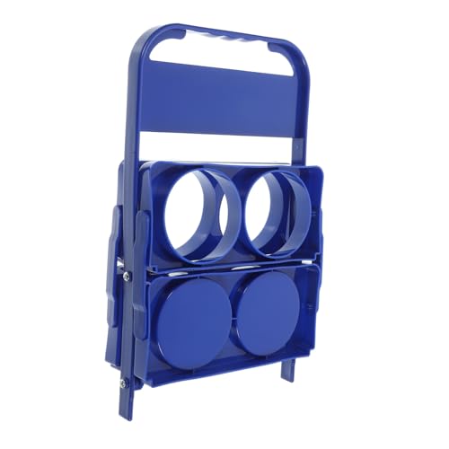 SKISUNO Faltbarer Bierflaschenhalter mit Tragegriff Praktischer Flaschenkorb für Flaschen Stabiler Bierträger für Alltag und Party Langlebiger Flaschenhalter in Blau als von SKISUNO