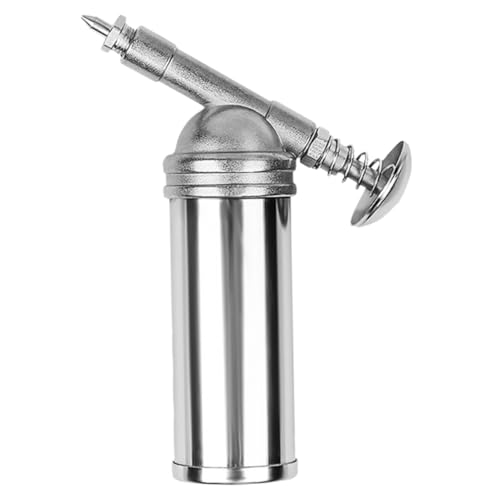 SKISUNO Fettpresse Oiler mit Kegelförmiger Düse Handliche Schmiernippelpresse für Fahrzeug Lkw Bagger und Maschinenwartung Langlebig Druckbeständig Platzsparend Einfache von SKISUNO