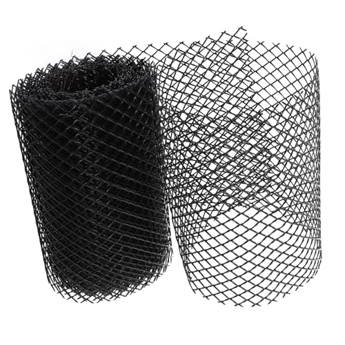 SKISUNO Gutter Leaf Guards Pe Mesh Drainage Protection Netz für Dachrinnen gegen Installieren Langlebig und Rostfrei von SKISUNO