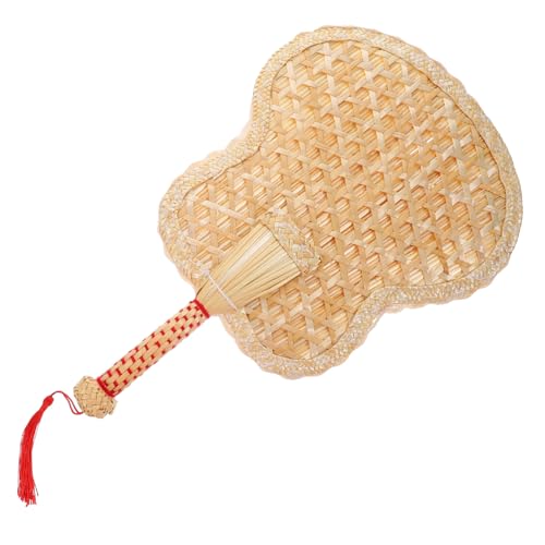 SKISUNO Handgefertigter Sommerfächer aus Weizenstroh Handgewebter Chinesischer Vintage Fächer Leichter Manueller Handventilator für Unterwegs und Dekorativen Einsatz im Innenbereich SKISUNO Handgefertigter Sommerfächer aus Weizenstroh Handgewebter Chinesischer Vintage Fächer Leichter Manueller Handventilator für Unterwegs und Dekorativen Einsatz im Innenbereich von SKISUNO