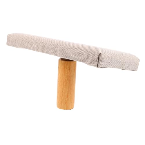 SKISUNO Kneeling Meditation Stool mit Komfortablem Kissen Tragbarer Seiza Sitz Höhenverstellbar Stilvoller Einzelner Holzstuhl hocker für Meditation und Gebet Geeignet Ab Körpergröße von SKISUNO