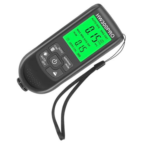 SKISUNO Präzises Schichtdickenmessgerät Automobillack Präzise Lackdickenmessung Nicht destruktiv Kompakt Leicht Tragbar Für Werkstatt und Labor von SKISUNO