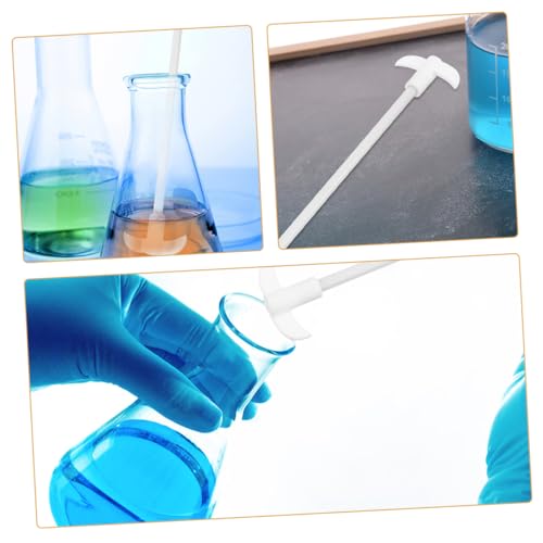 SKISUNO Ptfe Rührstab mit Paddel Labor Rührstab für Chemische und Wissenschaftliche Experimente Gleichmäßiges Mischen Sicher und Langlebig Wiederverwendbar von SKISUNO