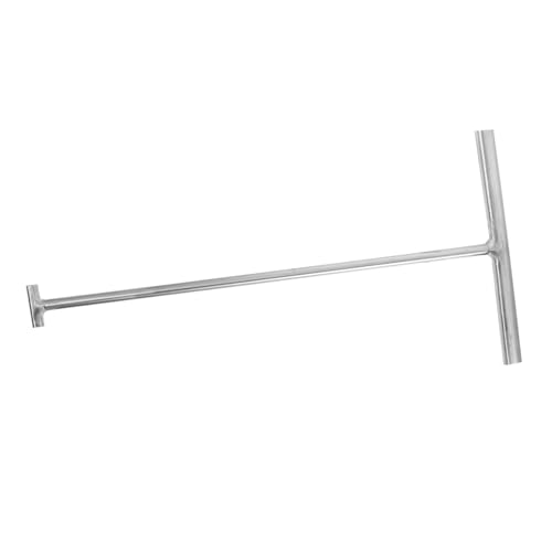 SKISUNO Schachthaken T Form Robust Schachtdeckelheber Ergonomisch Rutschfest für Wasserbrunnen und Abflussdeckel mit Mehrzweck Rolltorhaken und Hebelfunktion von SKISUNO
