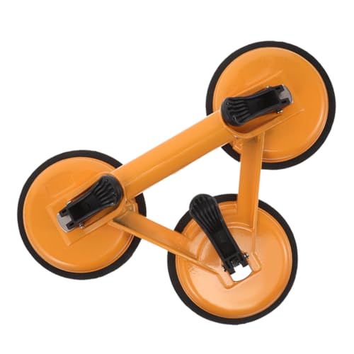 SKISUNO Schwerer Aluminium-saugnapfheber für Glas Fliesen Marmor Ergonomischer Vakuumgriff Sicherer Glassauger für Präzisen Transport und Einfaches Handling bei Professionellen und von SKISUNO