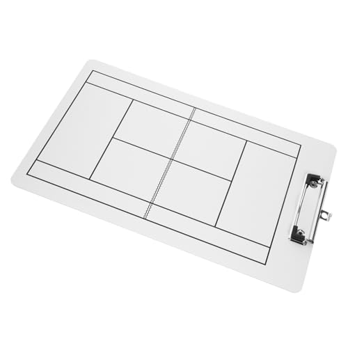 SKISUNO Tennis Coaching Board PVC Langlebig Trocken Abwischbar nicht Magnetisch Strategisches Clipboard für Wettkampf und Training Trainer Hilfsmittel SKISUNO Tennis Coaching Board PVC Langlebig Trocken Abwischbar nicht Magnetisch Strategisches Clipboard für Wettkampf und Training Trainer Hilfsmittel von SKISUNO