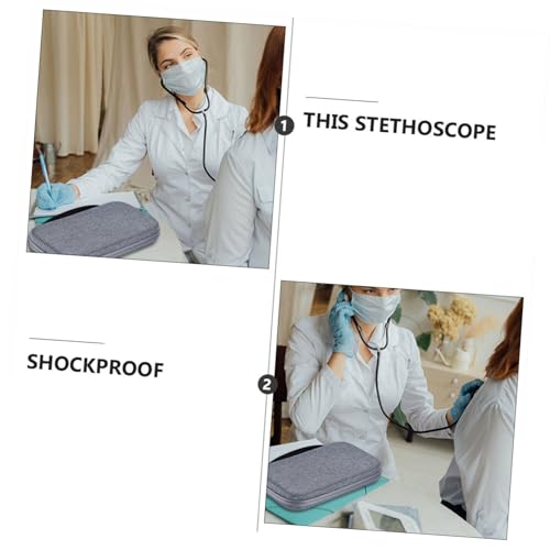 SKISUNO Tragbarer Organizer EVA Hartschale Stoßfest Leicht Für Ärzte Studenten Kompakt Schützt MDF Spirit Stethoskopzubehör Tasche SKISUNO Tragbarer Organizer EVA Hartschale Stoßfest Leicht Für Ärzte Studenten Kompakt Schützt MDF Spirit Stethoskopzubehör Tasche von SKISUNO