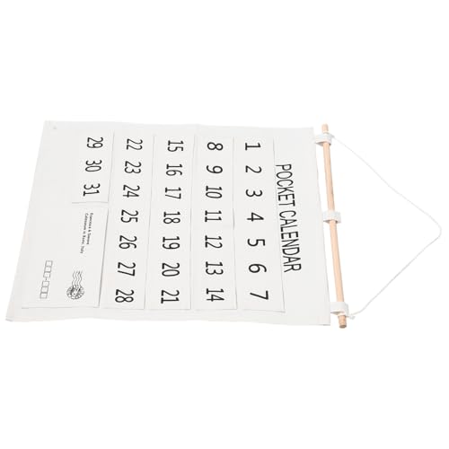 SKISUNO Wandkalender Monatskalender aus Baumwoll Leinen mit Hängender Aufbewahrungstasche Reißfest Platzsparend für Schlafzimmer Küche Büro und Wohnbereich Praktischer Kalender Organizer SKISUNO Wandkalender Monatskalender aus Baumwoll Leinen mit Hängender Aufbewahrungstasche Reißfest Platzsparend für Schlafzimmer Küche Büro und Wohnbereich Praktischer Kalender Organizer von SKISUNO