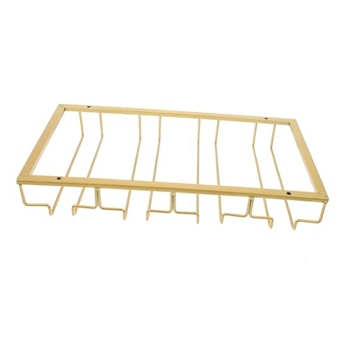 SKISUNO Weinregal Fächern Hängender Weinglashalter unter Schrank Platzsparend Stilsicher Wasserdurchlässiges Design für Trockene Saubere Aufbewahrung Einfache Montage SKISUNO Weinregal Fächern Hängender Weinglashalter unter Schrank Platzsparend Stilsicher Wasserdurchlässiges Design für Trockene Saubere Aufbewahrung Einfache Montage von SKISUNO