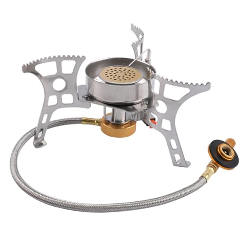 SKISUNO Windgeschützter Kompakter Campingkocher Brenner Leicht und Hitzebeständig für Outdoor Wandern Backpacking Picknick SKISUNO Windgeschützter Kompakter Campingkocher Brenner Leicht und Hitzebeständig für Outdoor Wandern Backpacking Picknick von SKISUNO