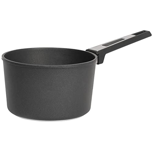 SKK große Aluguss Stielkasserolle Ø 20 cm - ohne Induktion - hoher Antihaft beschichteter Saucentopf - Made in Germany von SKK