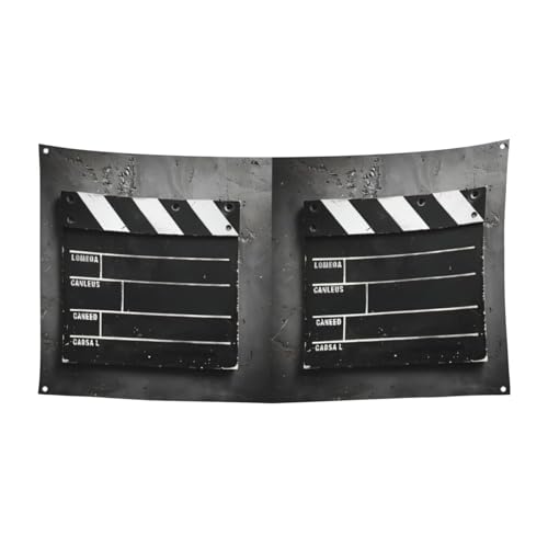 Klassische Filmschindeln, Blackprint, Party-Banner, festliche Dekorationen, Geburtstag, Karneval, Halloween, Jahrestag, Hochzeit von SKKNT