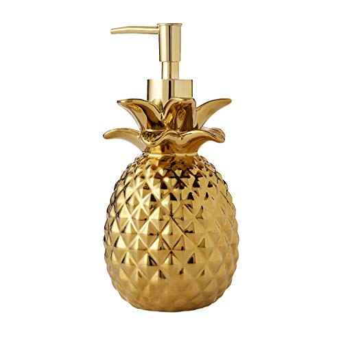 SKL Home by Saturday Knight Ltd. Gilded Ananas Seifenspender, Gold von SKL Home