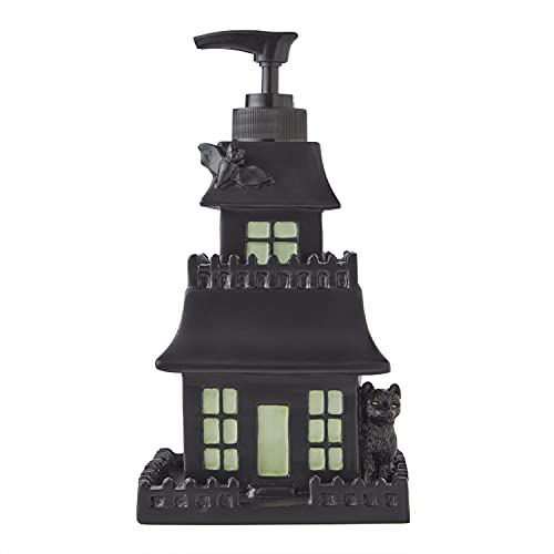 SKL Home by Saturday Knight Ltd. Haunted House Seifenspender, Schwarz von SKL HOME by Saturday Knight Ltd.