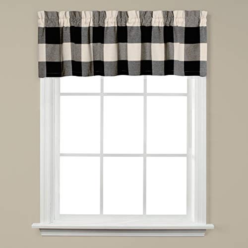 SKL HOME by Saturday Knight Ltd. Grandin 13 Inch Valance, 58 inches x, Black/Natural von SKL Home