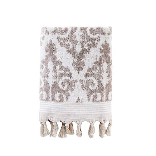 SKL HOME by Saturday Knight Ltd. Mirage Fringe Badetuch, Baumwolle, Taupe, Bath Towel von SKL Home