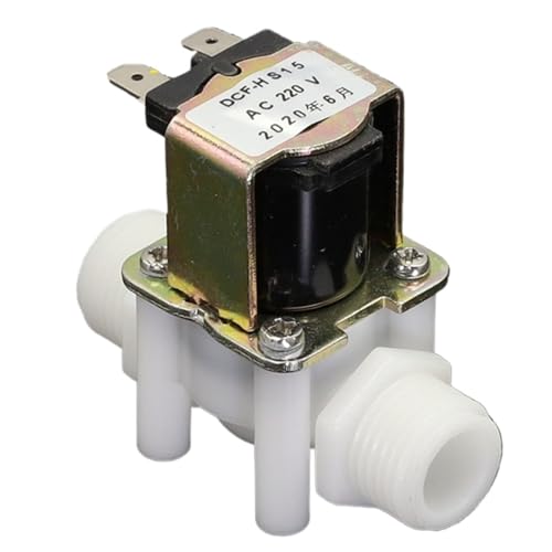 12V 24V G1/2 "Kunststoff Elektrische Einlass Magnet Wasserventil for Waschmaschine Wasser Spray Bewässerung NC/NO(Non-pressure Type,220V) von SKLIQMMV