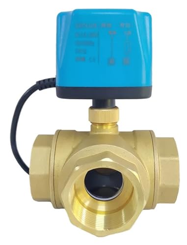 WiFi Smart Wasser Ventil 3 Weg Motorisierte Elektrische Ball Ventil Smart Switch Timing Smart Leben APP hause(1-1/2",T type) von SKLIQMMV
