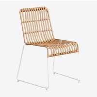 2er-Pack Aroa-Gartenstühle aus synthetischem Rattan Weiss - Sklum 2er-Pack Aroa-Gartenstühle aus synthetischem Rattan Weiss - Sklum von SKLUM